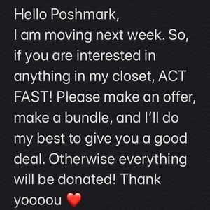 Moving Sale 🤩 Make me an offer!